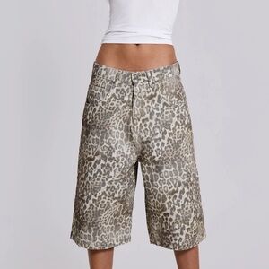 Leopard Fade Colossus Jorts